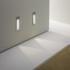 BORGO 55 Vestavné svítidlo obdélníkové do stěny, těleso kov, rámeček povrch bílá, vnitřní kapsa bílá, LED 3W, teplá 2700K, 700mA, IP20, rozměry 170x54mm, montážní box SAMOSTATNĚ náhled 9
