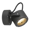 SITRA 360 WL Stropní svítidlo bodové, nastavitelný směr svícení, těleso hliník, povrch černá antracit, sklo čiré, pro LED 1x9W, GX53, 230V, IP44, d=100mm, 116x170mm náhled 2