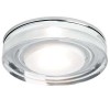 VANCOUVER R Stropní, podhledové svítidlo, těleso kov, povrch chrom, difzuor sklo čiré vnitř mat, pro žárov 1x50W, GU10 ES50, 230V, zvýš krytí IP65/IP20, tř.1, d=115mm, h=25mm, hl.100mm náhled 1
