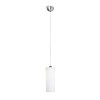 CLAUDIA 1X15W E27 VÝPRODEJ Závěsné svítidlo válec, základna kov, povrch chrom mat, difuzor sklo opál, pro žárovku 1x15W, E27, 230V, IP20, d=120mm, h=325mm, závěs l=1300mm lze zkrátit náhled 1