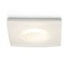 KAY VÝPRODEJ Stropní, vestavné, bodové svítidlo čtvercové, difuzor sklo opál mat, LED 5W COB, teplá 3000K, 450lm, vč trafa 230V/350mA (na kabelu), IP20, 90x90mm, h=120mm náhled 2