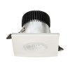 KAY VÝPRODEJ Stropní, vestavné, bodové svítidlo čtvercové, difuzor sklo opál mat, LED 5W COB, teplá 3000K, 450lm, vč trafa 230V/350mA (na kabelu), IP20, 90x90mm, h=120mm náhled 4