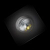 KAY VÝPRODEJ Stropní, vestavné, bodové svítidlo čtvercové, difuzor sklo opál mat, LED 5W COB, teplá 3000K, 450lm, vč trafa 230V/350mA (na kabelu), IP20, 90x90mm, h=120mm náhled 5