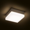 SPECTACLE Stropní svítidlo, venkovní, základna hliník, povrch šedostříbrná, difuzor plast opál, LED 5W, teplá 3000K, 350lm/cca 20W žár., 230V, do koupelny IP54, tř. 1, rozměry 140x140mm, h=35mm náhled 6