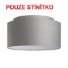 DOUBLE 55/30 Stínítko, materiál textil povrch vnější bílá, pro žárovku max 23W, d=550mm, h=300mm náhled 2