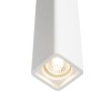 JACK RC Závěsné bodové svítidlo, základna kov, povrch bílá, těleso sádra, povrch bílá, pro žárovku 1x35W, GU10, 230V, IP20, tř.1, rozměry 70x70mm, h=250mm, závěs l=1100mm, závěs lze zkrátit náhled 2