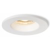RINO-LED Stropní, podhledové svítidlo, těleso kov, povrch lak bílá, krycí sklo čiré, LED 1x10W, teplá 3000K, 760lm, Ra80, 230V, do koupelny IP65/IP20, tř.1. rozměry d=78mm h=77mm, stropní krytka samostatně náhled 1