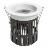 RINO-LED Stropní, podhledové svítidlo, těleso kov, povrch lak bílá, krycí sklo čiré, LED 1x10W, teplá 3000K, 760lm, Ra80, 230V, do koupelny IP65/IP20, tř.1. rozměry d=78mm h=77mm, stropní krytka samostatně náhled 2