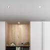 RINO-LED Stropní, podhledové svítidlo, těleso kov, povrch lak bílá, krycí sklo čiré, LED 1x10W, teplá 3000K, 760lm, Ra80, 230V, do koupelny IP65/IP20, tř.1. rozměry d=78mm h=77mm, stropní krytka samostatně náhled 4