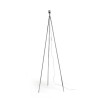 NYC TRIPOD Stojací lampa, základna, materiál hliník, povrch chrom lesk, pro žárovku 1x42W, E27 A60, 230V, IP20, tř.1, rozměry d=550mm, h=1350mm, s vypínačem, stínítko SAMOSTATNĚ náhled 1