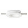 DANDY Stropní, podhledové bodové svítidlo kruhové, těleso sádra bílá, pro žárovku 1x35W, GU10, 230V, IP20, tř.2. rozměry d=100mm h=35mm náhled 1
