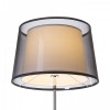 ESPLANADE Stojací lampa, těleso kov, povrch lak černá mat a chrom lesk, stínítko textil bílá a černá, pro žárovku 1x42W, E27, 230V, IP20, tř.2. rozměry d=430mm h=1650mm, teleskopická noha náhled 2