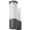 GARRET-LED Nástěnné venkovní svítidlo, základna kov, povrch lak černá antracit, difuzor plast opál, LED 1x15W, teplá 3000K, 750lm, Ra80, 230V, IP65, tř.1. rozměry d=55mm h=240mm náhled 2