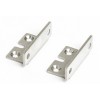 LEVIA Pochromované úchyty pro montáž na skříňku , teleso kov, povrch chrom mat, rozměry 40x15x18mm náhled 1
