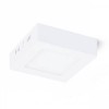 SOCORRO VÝPRODEJ Stropní, přisazené, čtvercové svítidlo, těleso hliník, povrch bílá, difuzor plast opál, LED 6W, 360lm, teplá 3000K, Ra80, 230V, IP20, tř.1, rozměry 118x118x35mm náhled 2