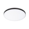 BJORK Stropní, podhledové svítidlo, kruhové, rámeček černá, LED 18W, 1800lm, teplá 3000K, Ra80, 230V, IP20, rozměry d=200mm, h=10mm, trafo na kabelu náhled 1