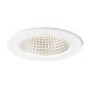 MAYDAY B VÝPRODEJ Stropní, vestavné, bodové, svítidlo, těleso hliník, povrch hliník leštěný, sklo čiré, LED 15W, teplá 2700K, 600lm, Ra80, vč trafa 230V/700mA na kabelu, IP20, rozměry d=140mm, h=12 náhled 6