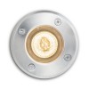 ORBU R Zemní, bodové, svítidlo, těleso hliník, rámeček nerez, krycí sklo čiré, pro žárovku 1x35W, GU10 ES50, 230V, IP65, tř.1, d=105mm, h=105mm, vč. mont. boxu náhled 2