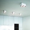 DEAN I Stropní, přisazené, bodové svítidlo, nastavitelný směr svícení +-30°, těleso hliník, povrch broušený, pro žárovku 1x50W, G53, AR11, vč trafa 230V/12V, 140x140x120mm náhled 9