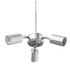 TRIX Závěsný kabel s objímkou, základna kov, povech chrom lesk, pro žárovku 3x20W, E27, A60, 230V, IP20, d=310mm, vč. transparentního závěsného kabelu l=1800mm, lze zkrátit, STÍNÍTKO DODÁVÁNO SAMOSTATNĚ náhled 1
