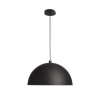 CARISSIMA 40 Závěsné svítidlo, těleso kov, povrch vnější černá mat, vnitřní zlatá mat, pro žárovku 1x42W, E27, 230V, IP20, rozměry stínítko d=400mm, h=200mm, lankový závěs l=1500mm, lze zkrátit náhled 2