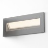 TESS RC VÝPRODEJ Vestavné, svítidlo do stěny, těleso hliník, povrch šedostříbrná, difuzor opál, LED 3W, teplá 3000K, 160lm, Ra80, 230V, IP20, tř.1, rozměry: 133x52x73mm, vč. montážního boxu, svítí náhled 11