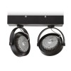 KELLY LED II Stropní, bodové, svítidlo, nastavitelný směr svícení, těleso hliník, povrch bílá, LED 2x12W, teplá 3000K, vyzař. úhel 24°, 2x600lm, 230V, IP20, rozměry 82x40x130mm náhled 8