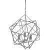 CUBE Závěsné svítidlo, základna kov, těleso kov, povrch chrom šedostříbrná lesk, pro žárovku 3x7W, E14, 230V, IP20, tř.1. rozměry těleso d=460mm, h=540mm, vč závěsu l=1180mm, lze zkrátit náhled 1