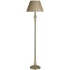 FLEMISH Stojací pokojová lampa, základna kov, těleso kov, povrch mosaz antická zašlá, stínítko textil norek, pro žárovku 1x10W, E27, 230V, IP20, tř.2. rozměry d=450mm h=1660mm náhled 1