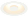COMFORT CONTROL LED Stropní, podhledové svítidlo, těleso hliník a ocel, povrch vnější bílá, LED 15W, 810lm, teplá 3000K, stmívatelné TRIAC, 230V, IP20, rozměry d=140mm. náhled 1