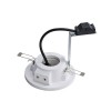 PLASTRA Stropní, podhledové svítidlo, těleso kombinace plast, kov bílá, pro žárovku 1x35W, GU10, 230V, rozměry d=130mm h=140mm náhled 2