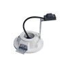 PLASTRA Stropní, podhledové svítidlo, těleso kombinace plast, kov bílá, pro žárovku 1x35W, GU10, 230V, rozměry d=130mm h=140mm náhled 3