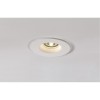 PLASTRA Stropní, podhledové svítidlo, těleso kombinace plast, kov bílá, pro žárovku 1x35W, GU10, 230V, rozměry d=130mm h=140mm náhled 5