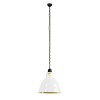 PARA 380 Závěsné svítidlo, těleso hliník, povrch černá, pro žárovku 1x160W, E27, 230V, IP20, tř.1, d=385mm, h=400mm, závěsný řetěz l=1500mm, lze zkrátit náhled 3