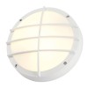 BULAN GRID CW Nástěnné nebo stropní venkovní svítidlo, těleso hliník, povrch černá antracit, difuzor plast opál, pro žárovku 2x25W, E27, IP44, rozměry d=275mm, h=85mm. náhled 2