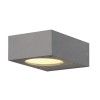 QUADRASYL Nástěnné venkovní svítidlo, těleso hliník černá antracit, krycí sklo čiré, pro LED 1x11W, GX53, 230V, IP44, rozměry 120x150x55mm, svítí dolů náhled 2