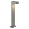 QUADRASYL Sloupkové, svítidlo, těleso hliník, povrch šedostříbrná, pro LED 1x11W, GX53, 230V, IP44, tř.1, h=750mm, 225x70mm, svítí dolů náhled 2