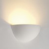 GL 101 E14 Nástěnné svítidlo základna kov, těleso sádra, povrch bílá, pro žárovku 1x40W, E14, 230V, IP20, tř.1, 280x140x130mm, svítí +nahoru náhled 1