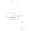 SINTRA Stropní svítidlo, těleso kov, povrch bílá mat, difuzor plast opál, LED 40W, 3850lm, teplá 3000K, stmívatelné, 230V, Ra82, IP20, tř.2, rozměry 520x480mm, vč závěs lanka h=1200mm, lze zkráti náhled 1