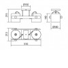 POOH Stropní bodové svítidlo, nastavitelný směr svícení, těleso kov a dřevo světlé, povrch černá, pro žárovku 2x42W, E27, 230V, IP20, tř.1, rozměry 510x215x213mm. náhled 2