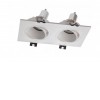 PT Vestavné svítidlo bodové, výklopné, těleso plast bílá, pro žárovku 2x50W, GU10, 230V, IP20, tř.2, rozměry 173x93mm. náhled 1