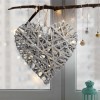 1v245 Závěsná dekorace srdce, materiál ratan šedý, 30xLED, teplá, stále svítí, 2xAA baterie, IP20, rozměry 300x70x300mm. náhled 3