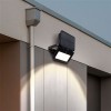 WL913 Venkovní nástěnné svítidlo, senz pohybu, záběr 120°, dosah 6m, kov, černá, dif plast opál, LED 6W, 660lm, přepín. CCT teplá 3000K-denní 6500K, napájení sol panel, IP65, 143x98x21mm. náhled 7