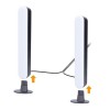 GAMING Náladové osvětlení, těleso kov, povrch černá, dif plast opál, LED 200lm, teplá 3000K, dálk. ovl. stmív a RGB, IP20, rozměry 250x30x40mm, napájení USB kabelem. náhled 4