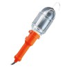 WM18 Montážní lampa s mřížkou, těleso kov a plast, stříbrná-oranžová, pro žárovku 1x60W, E27, 230V, háček na zavěšení, vypínač na tělese, délka kabelu 5m. náhled 1