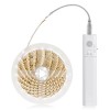 LE pásek LED pásek, senzor pohybu + soumrakový senzor, těleso plast, povrch bílá, 30 x SMD 2835 LED, 200lm, teplá 3000K, baterie, 4xAAA, IP20, rozměry l=1000mm. náhled 1