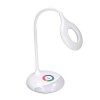 LED LAMP Stolní lampa, flexi rameno, nastav směr svícení, podsvícená základna, mat ABS, povrch bílá, LED 5W, 300lm, plynulé stmív, 230V, IP20, tř.1, 116x81x410mm, vč dotykový vypínače, baterie, USB náhled 4