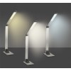 LAMPA LED Stolní lampa, těleso hliník broušený, detaily černá, difuzor plast opál, LED 1x11W, 550lm, CCT nastav teplota teplá 3000K neutr 4500K denní 6000K, se stmívačem, Ra80, 230V, IP20, rozměry 3 náhled 3