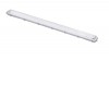 WO513-1 Stropní průmyslové prachotěsné svítidlo, těleso kov šedá, krycí plast čirý, pro LED zářivku 2x150cm, T8/G13, 230V, IP65, rozměry 102x76mm, l=1562mm, LED zářivku SAMOSTANĚ, jednostranné zapojení náhled 1
