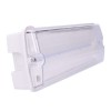 LED nouzové Nouzové svítidlo, výdrž baterie NiCd >3h, těleso plast, povrch bílá, kryt plast čirý, LED 3,2W, 175lm, 230V, IP20, tř.1, rozměry 352x110x67mm. náhled 2